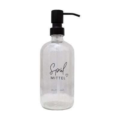Eulenschnitt Seifenspender Spülmittel Klarglas 500 ml