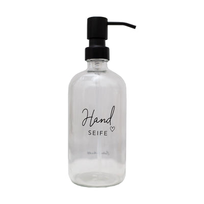 Eulenschnitt Seifenspender Handseife Klarglas 250 ml