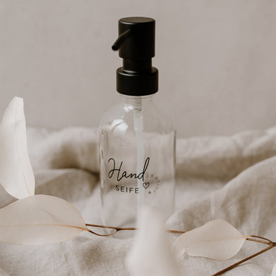 Eulenschnitt Seifenspender Handseife Klarglas 250 ml