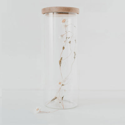 Eulenschnitt Vorratsglas Herz weiß 25 cm
