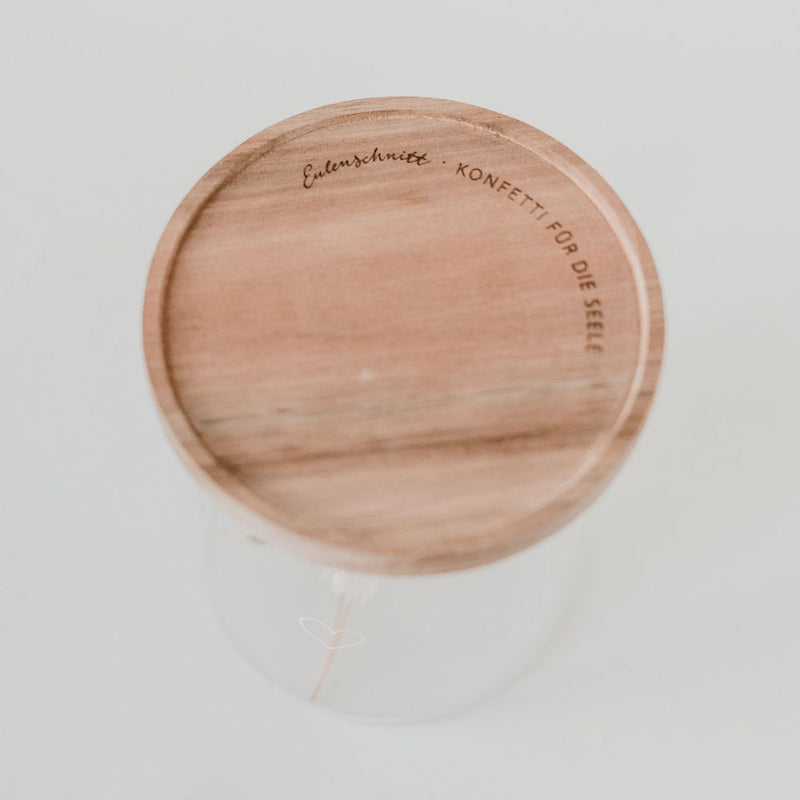 Eulenschnitt Vorratsglas Süßes Leben weiß 19 cm
