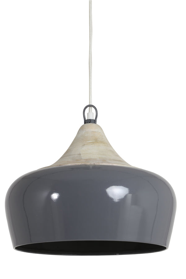 Hängeleuchte Damaris 34 cm grau