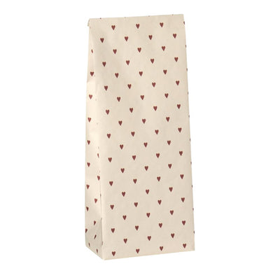 Ib Laursen Flaschentüte Herzen 5er-Set taupe