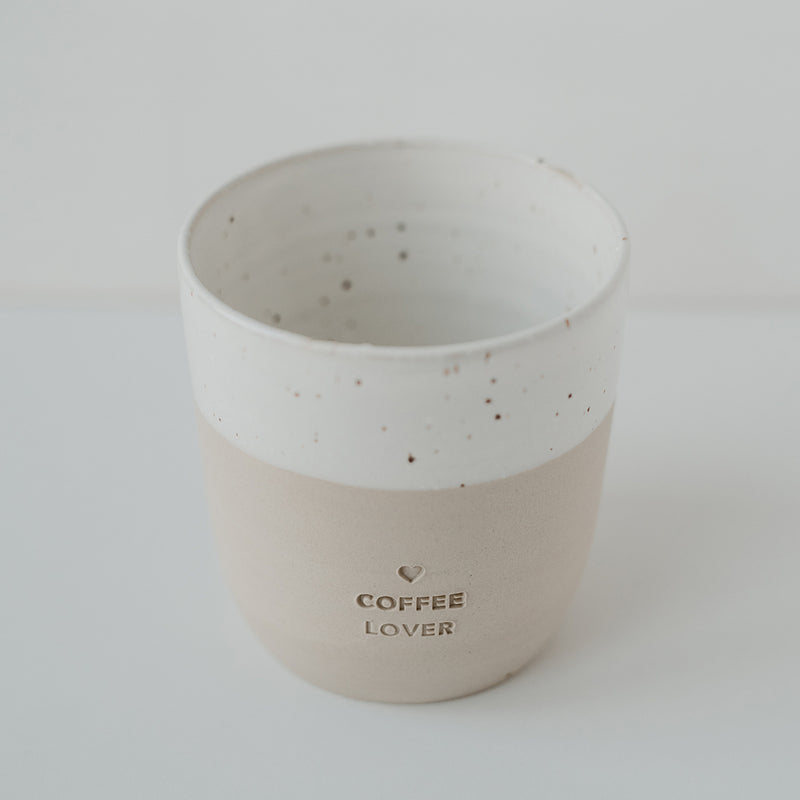 Eulenschnitt Becher Coffee Lover