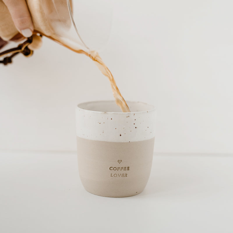 Eulenschnitt Becher Coffee Lover