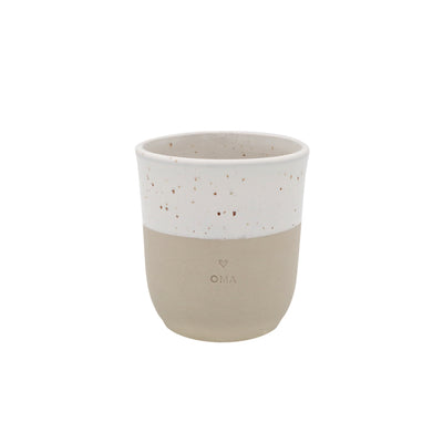 Eulenschnitt Becher Oma