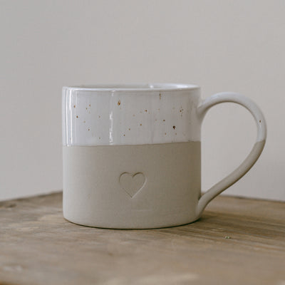 Eulenschnitt große Tasse Herz