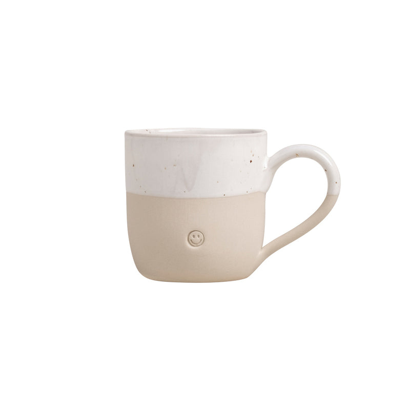 Eulenschnitt Cappuccino-Tasse Smiley