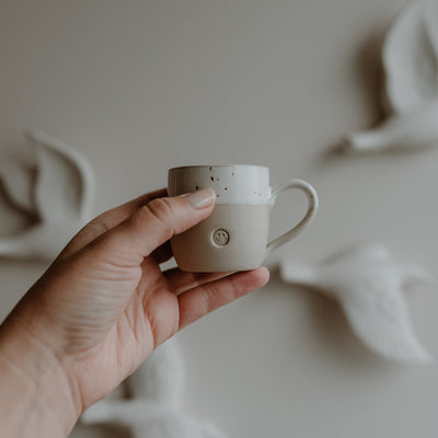 Eulenschnitt Espresso-Tasse Smiley