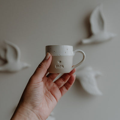 Eulenschnitt Espresso-Tasse Papa