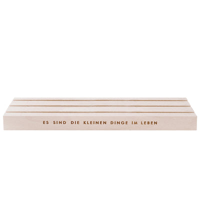 Eulenschnitt Kartenständer Kleine Dinge naturfarben 25 cm