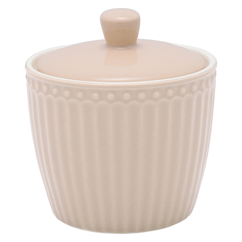 Greengate Zuckerdose Alice cremefarben