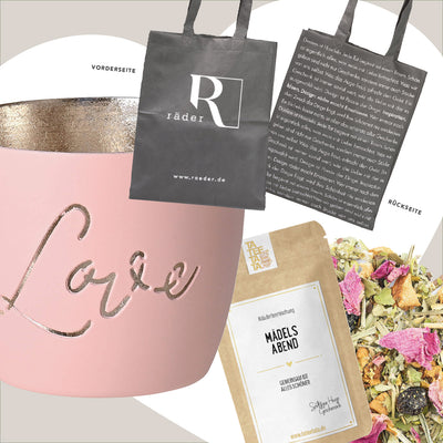 Gratis Geschenk im Wert von 22,89 € (Windlicht + Shopper + Tee)