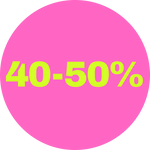 Black Week 40-50% Rabatt