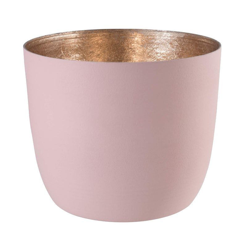 Windlicht Madras blush-goldfarben mittel