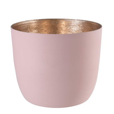 Windlicht Madras blush-goldfarben mittel