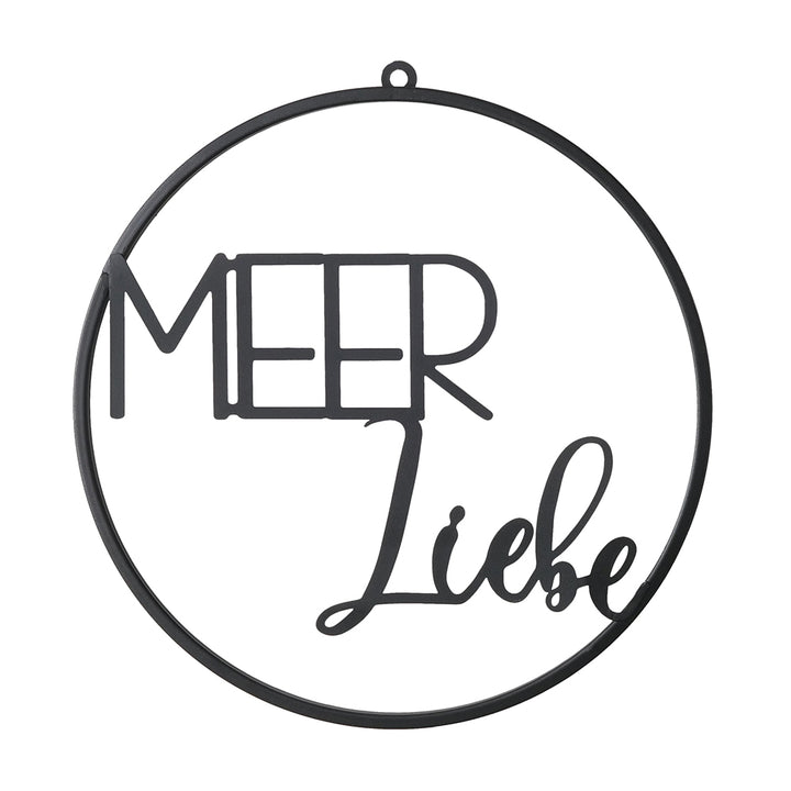 Dekohänger Meerliebe Schwarz