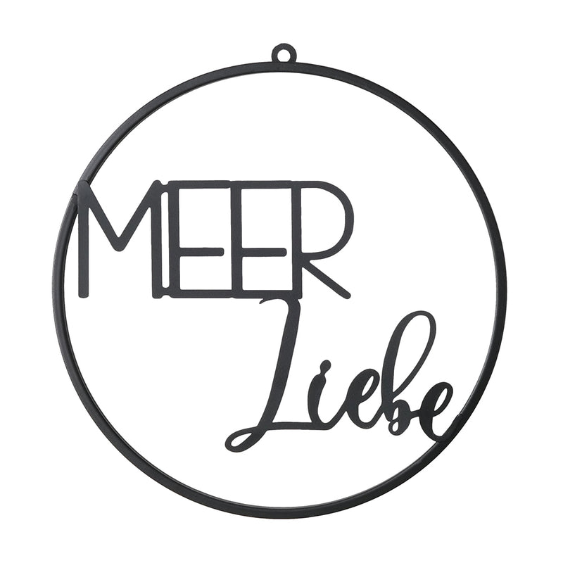 Dekohänger Meerliebe Schwarz
