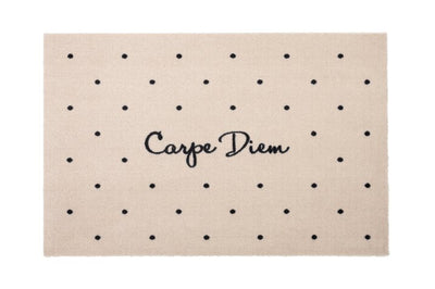 Fußmatte Carpe Diem beige