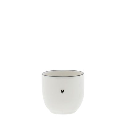 Bastion Collections Eierbecher Herz Schwarz