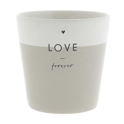 Bastion Collections Becher Love forever Schwarz