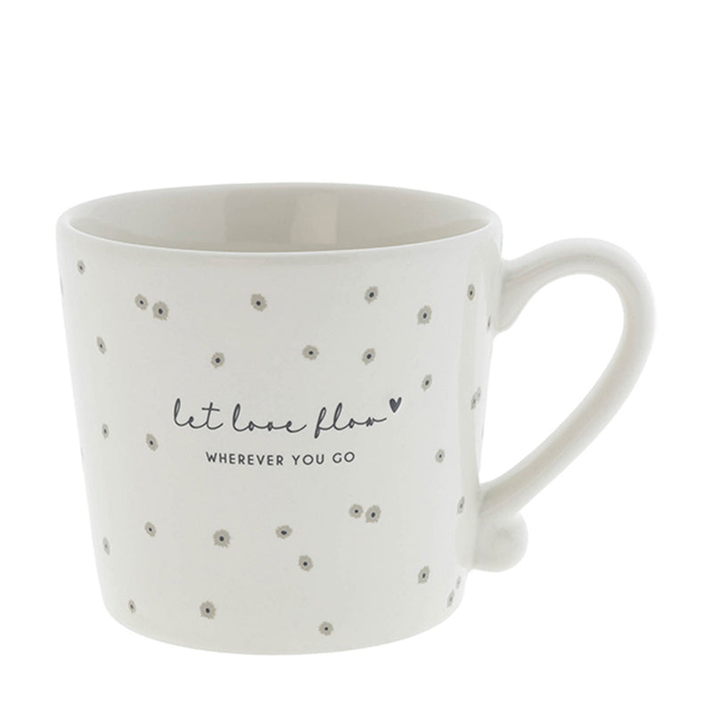 Bastion Collections Tasse Let love flow Schwarz