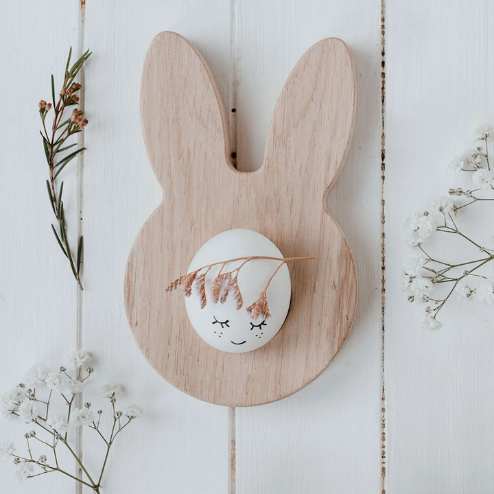 Eulenschnitt Eierbecher Hase