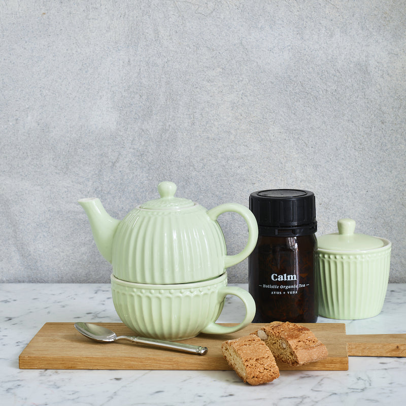 Greengate Zuckerdose Alice zartgrün