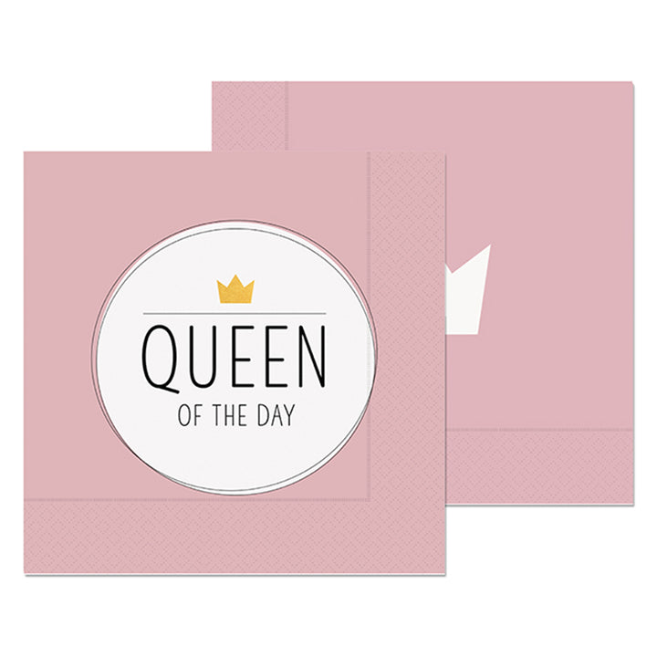 Papierservietten Queen of the day