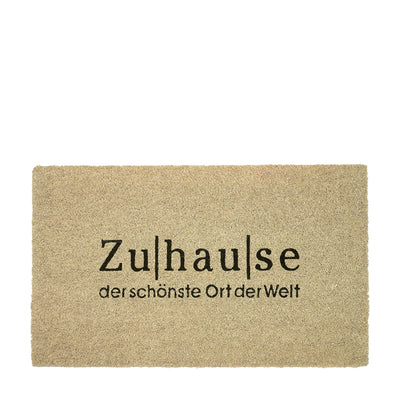 Kokos Fußmatte Zuhause beige