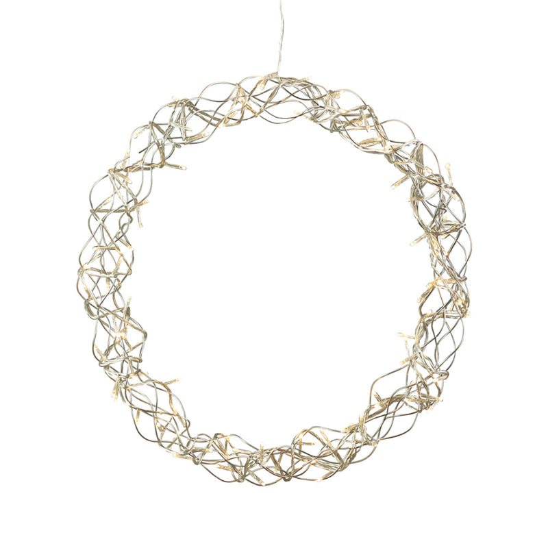 LED - Kranz mit 100 Lichtern