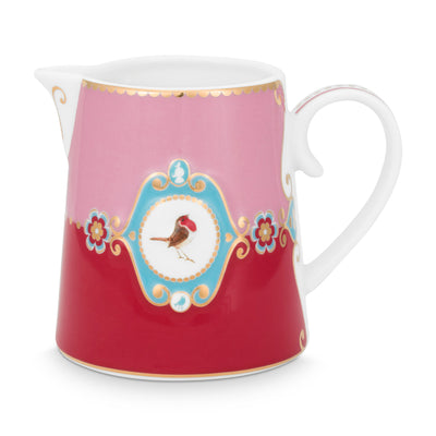 Pip Studio Milchkännchen Love Birds Medaillon rot