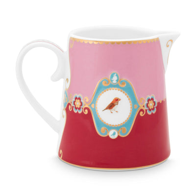 Pip Studio Milchkännchen Love Birds Medaillon rot