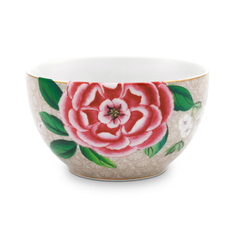 Pip Studio Schale Blushing Birds khaki klein