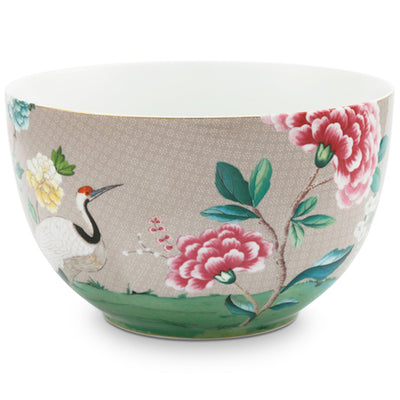 Pip Studio Salatschüssel Blushing Birds khaki