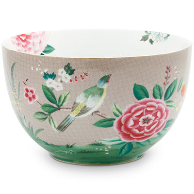 Pip Studio Salatschüssel Blushing Birds khaki