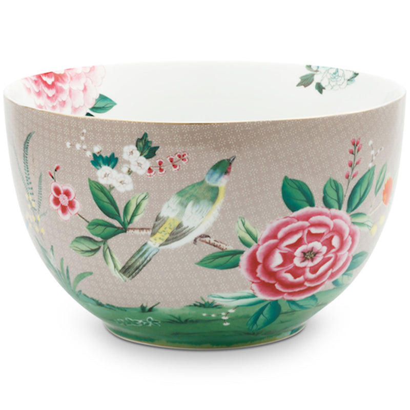 Pip Studio Salatschüssel Blushing Birds khaki