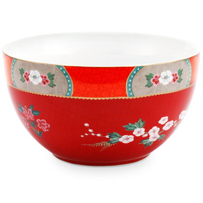 Pip Studio Schale Blushing Birds rot XL