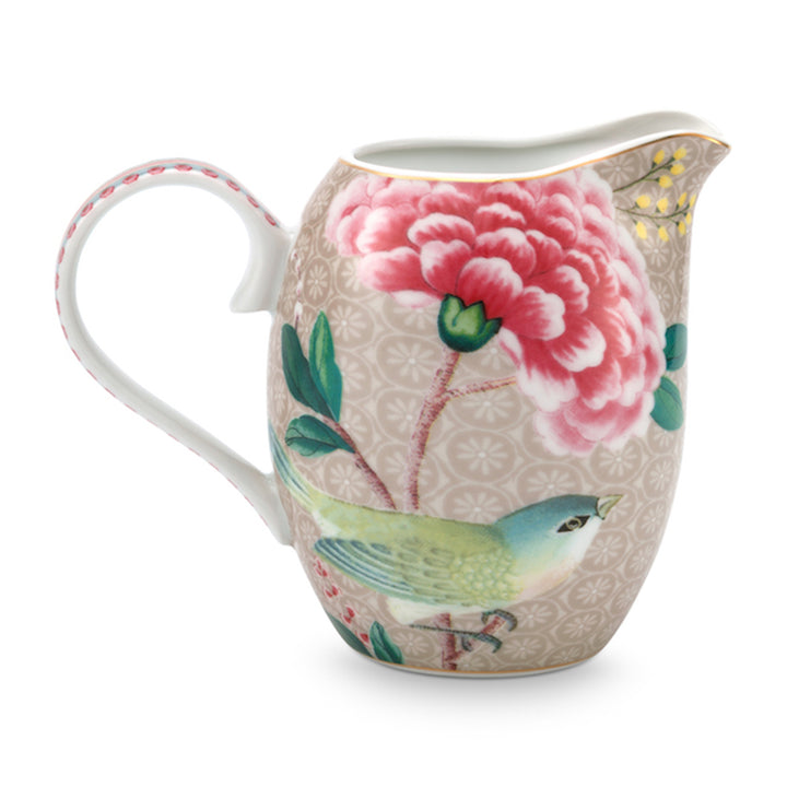 Pip Studio Milchkännchen Blushing Birds khaki