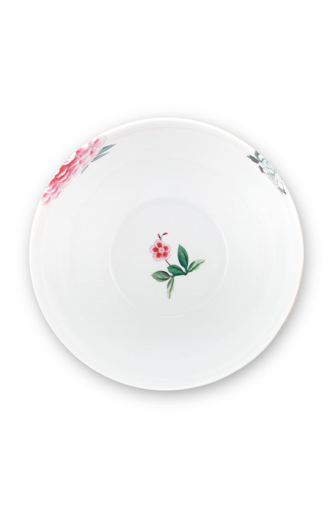 Pip Studio Salatschüssel Blushing Birds khaki