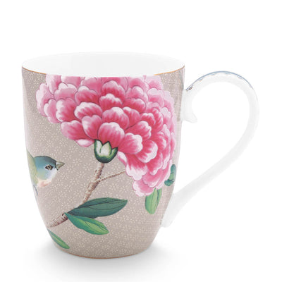 Pip Studio Tasse Blushing Birds Khaki XL