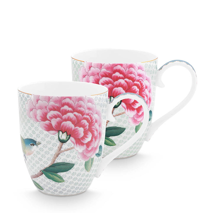 Pip Studio Tasse Blushing Birds Weiß XL 2er-Set
