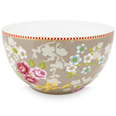 Pip Studio Schale „Chinese Rose“ khaki groß