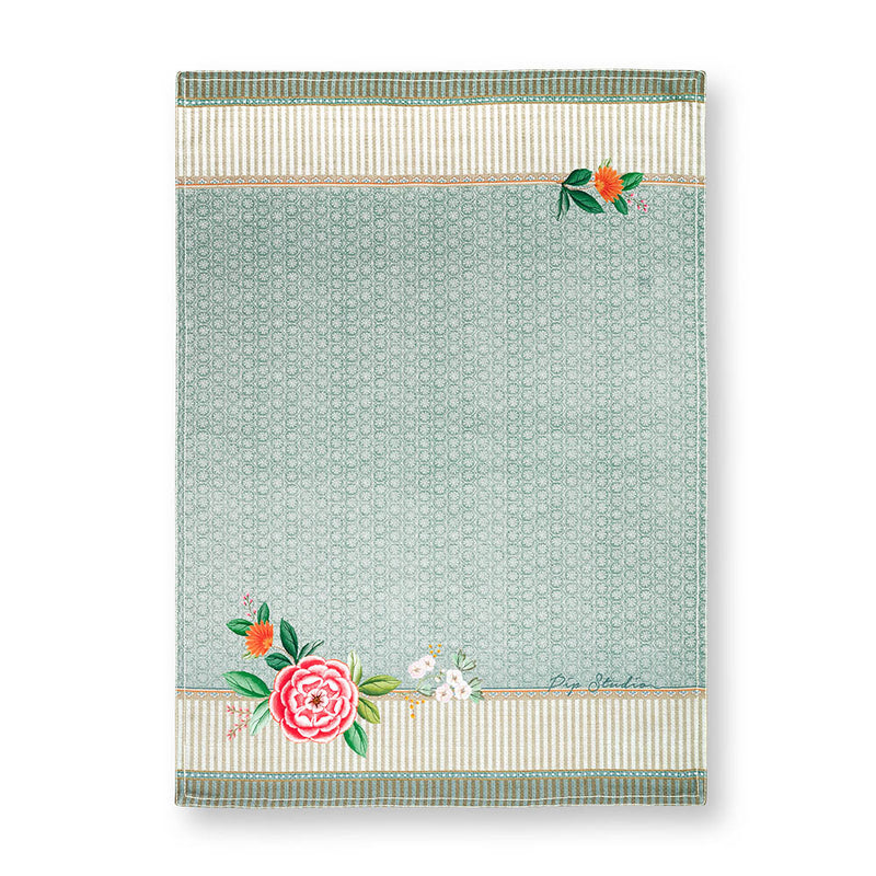 Pip Studio Geschirrhandtuch Blushing Birds Blau