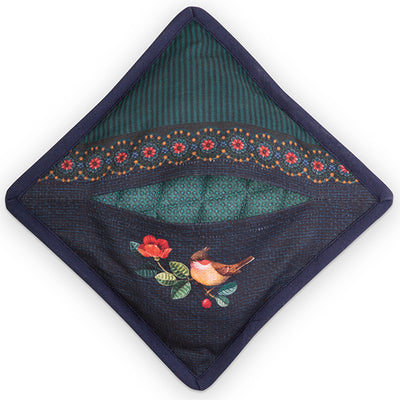 Pip Studio Topflappen Winter Wonderland Dunkelblau