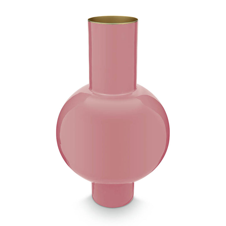 Pip Studio Vase Metall Rosa 40 cm