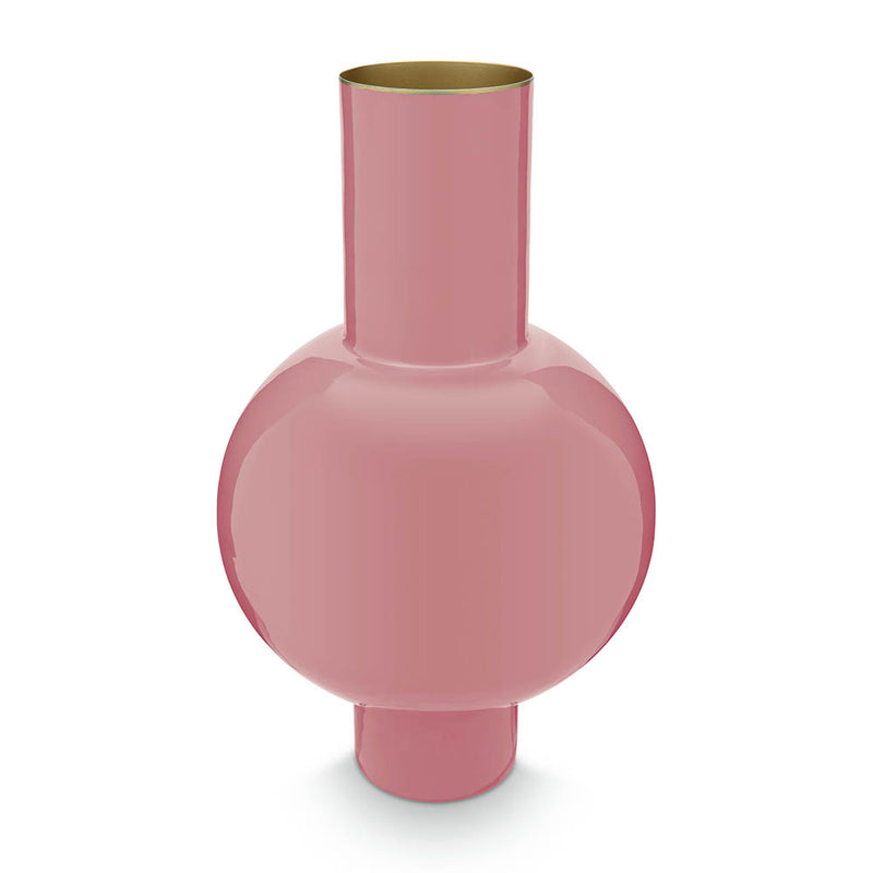 Pip Studio Vase Metall Rosa 40 cm