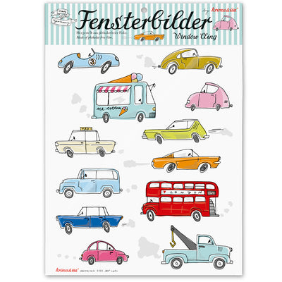 krima & isa Fensterbilder Auto
