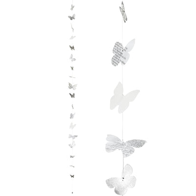 Räder Schmetterlingskette weiß/grau