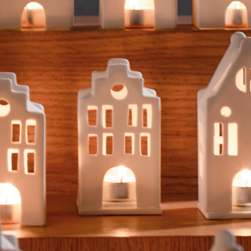Räder ZUHAUSE Mini Lichthäuser Stadthaus